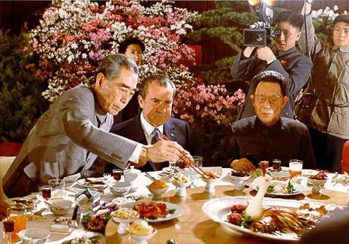 1972年招待美国总统尼克松时国宴螃蟹：无为江蟹
